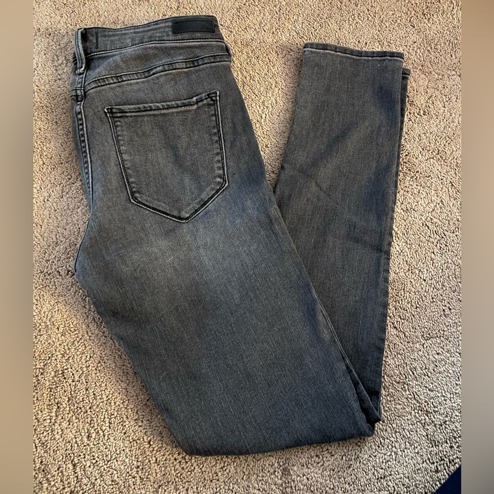 Charcoal A&F skinny jeans